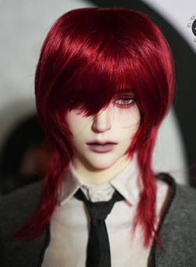 懒娃bjd假发346分SD巨婴叔龙魂男女id75刘海狼尾高温丝假毛胚现货