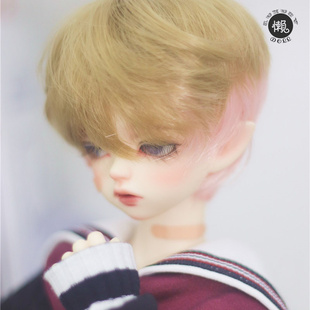 懒娃小铺bjd假发6 4 3分大叔sd人偶男娃日常好撸服帖短头发 多色