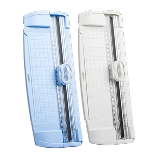 得力裁纸器裁纸刀切纸机裁纸器办公用a4切割器小型虚线折线直线三合一切纸刀相片纸切割器裁纸美工刀裁剪器cj