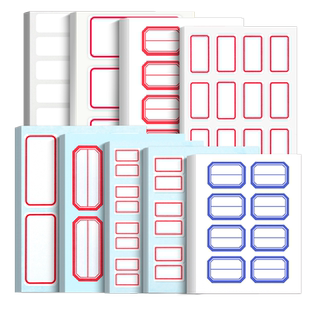 得力自粘性标贴标贴纸易撕取不留胶多规格标签纸贴纸超市用标贴纸打印价格标签纸姓名贴标签纸可手写标贴纸