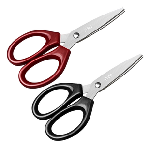 得力剪刀便捷式手工剪纸刀办公专用不锈钢无尖圆头剪高硬度锋利剪刀小型剪家用厨房裁缝多功能剪子手工剪