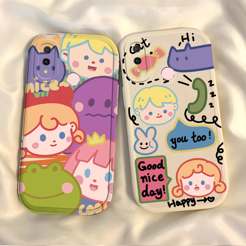 情侣狗狗适用华为畅享9plus手机壳jkm-al00新潮卡通全包防摔保护套