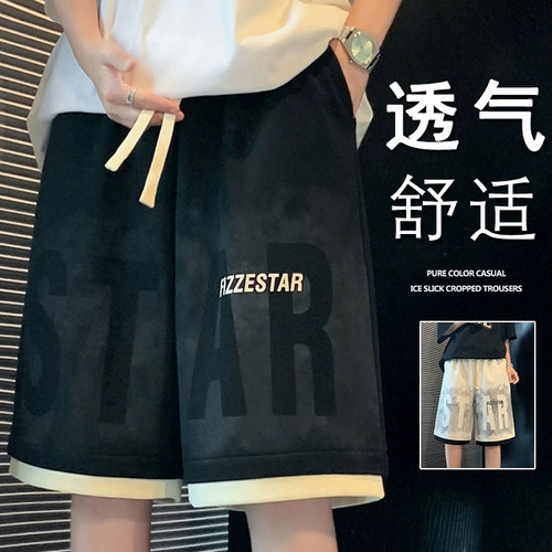美式高街五分裤男夏季新款