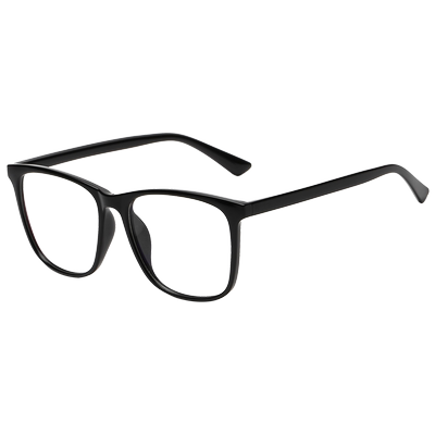 辐射网红款素颜黑框显脸小眼镜