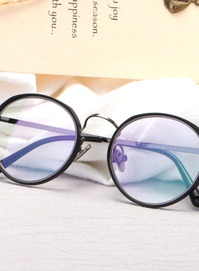 眼镜女网红款韩版潮复古眼睛框镜架男素颜潮流文艺透明框近视眼镜
