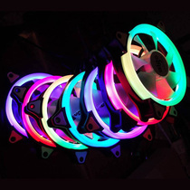 爱国者 八度空间C3C5电脑机箱风扇RGB多彩变色12CM日食极光水冷