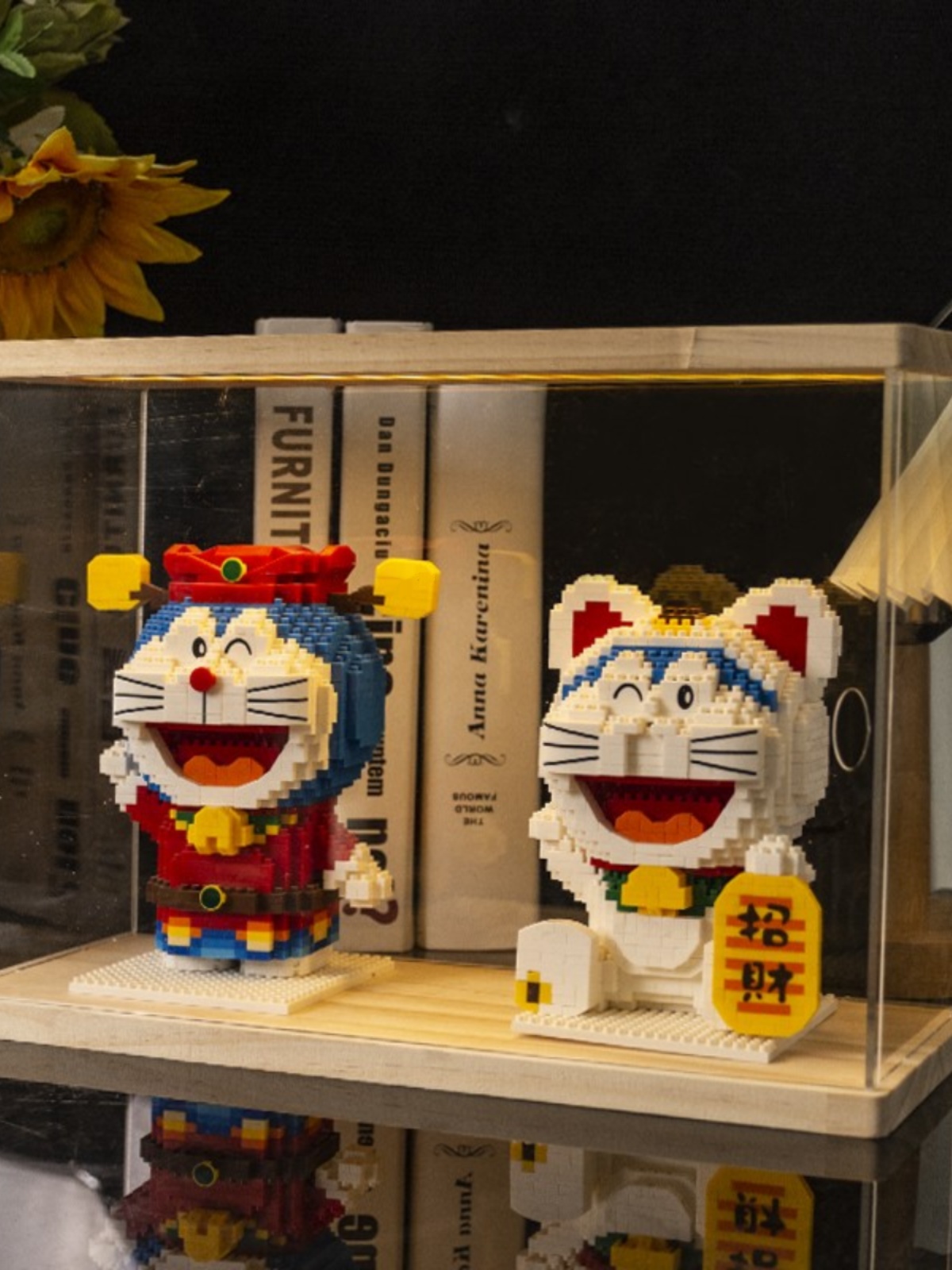 哆啦梦微小颗粒积木拼装男女孩玩具成人3拼图手工益智礼物