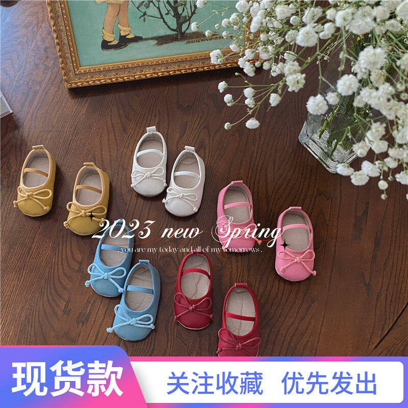 韩版婴儿鞋子春i秋款婴幼儿软底步前鞋女宝宝室内防滑防掉跟小皮