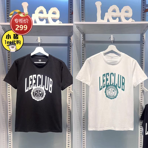 Lee短袖休闲青年T恤商场同款