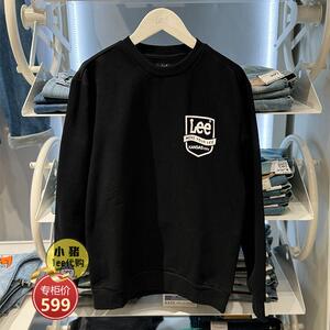 Lee商场男装加绒卫衣外套打底衫套头潮流LMT001698100013-K11000