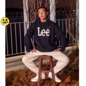 Lee情侣毛衣韩国设计羊毛长袖 圆领复古LUT006379203158 A04819