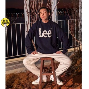 Lee情侣毛衣韩国设计羊毛长袖 A04819 圆领复古LUT006379203158