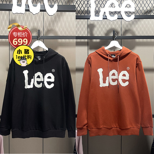 K11000 连帽休闲卫衣黑色宽松棉LMT006776201764 Lee男装 联名经典