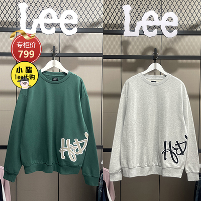 刺绣Lee休闲商场套头卫衣