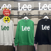 Lee韩国设计情侣秋季 卫衣圆领印花棉外套LUT006427203206 A04867