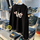 Lee商场同款 K11000 LUT007910100893 印花男女同款 卫衣百搭休闲衫