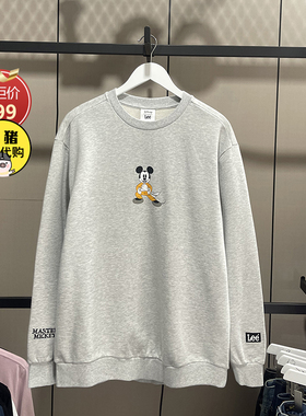 Lee秋季男装迪士尼连帽宽松长袖套头卫衣LMT005080CST00F-A02848