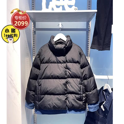 Lee休闲牛仔拼接羽绒服