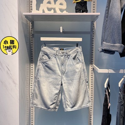 lee专柜男装夏季薄款微弹五分裤