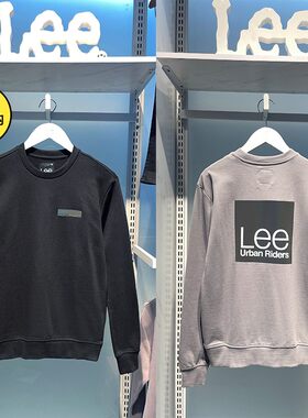 Lee美式休闲印花套头卫衣