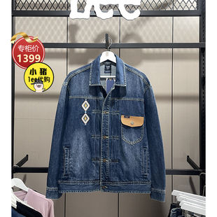 Lee秋季 A02934 刺绣口袋牛仔夹克外套休闲潮流帅LMT004982101291