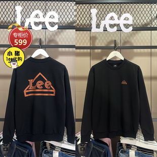 卫衣外套宽松纯棉休闲黑LMT003723100048 新款 K11000 秋季 Lee男装