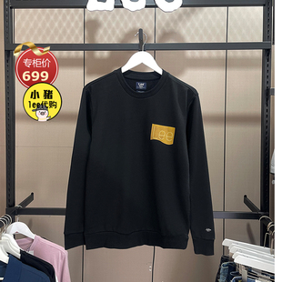 卫衣印花101系列纯棉LMT003620101228 新款 K11000 黑色秋装 Lee男装