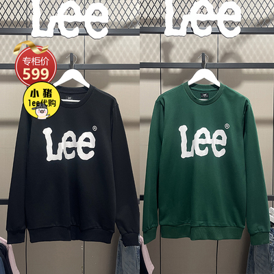 经典印花Lee休闲套头卫衣