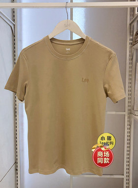 Lee商场同款纯棉春夏休闲T恤