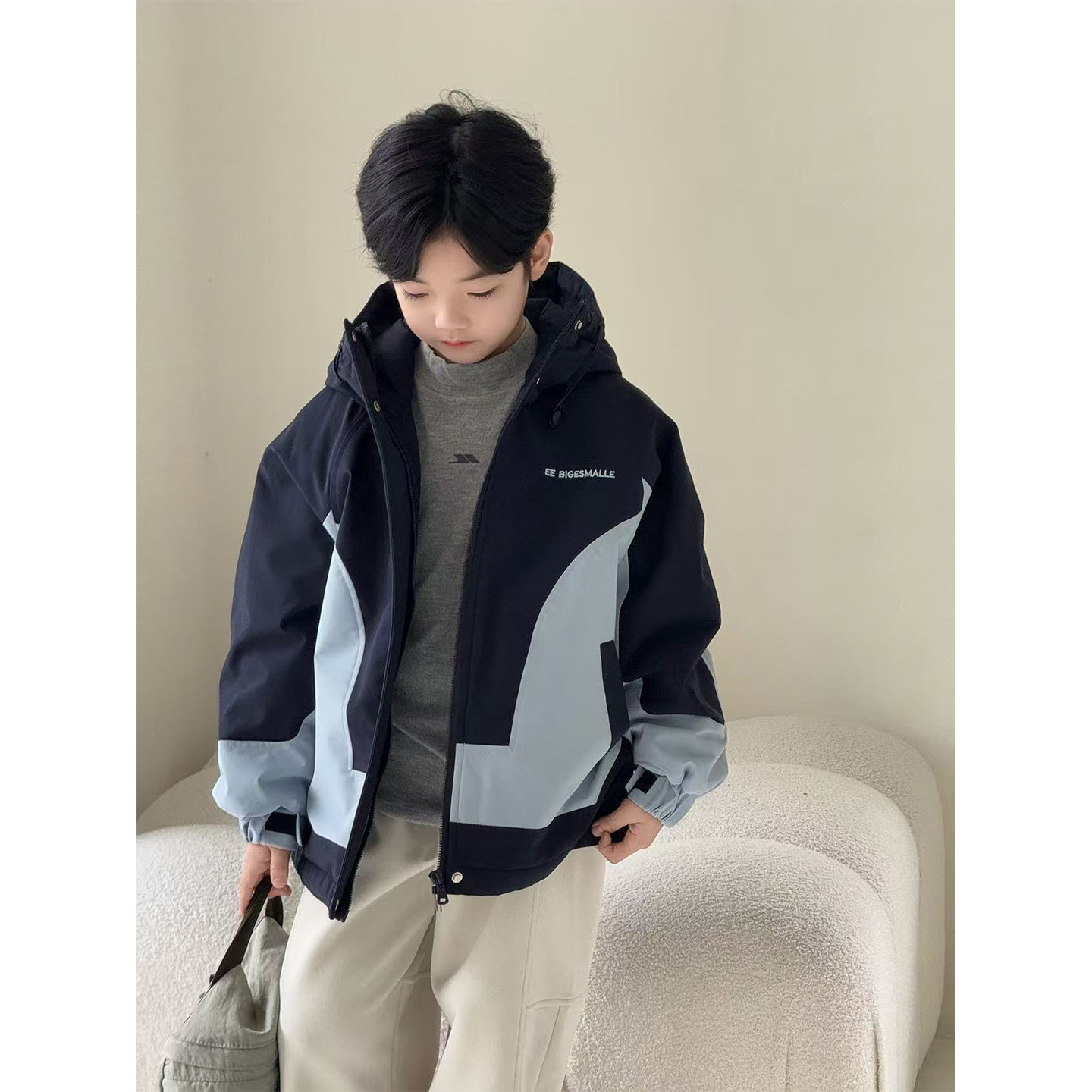 大E小e童装儿童棉服2025冬装新款中大童韩版保暖儿童加厚夹棉外套,童装/婴儿装/亲子装,棉袄/棉服,淘宝优惠券,粉丝福利购,淘宝优惠卷