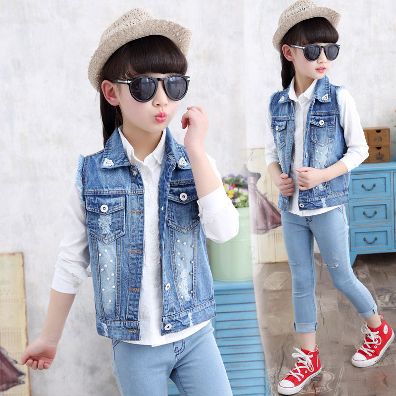 Gilet fille en toile - Ref 2070742 Image 1