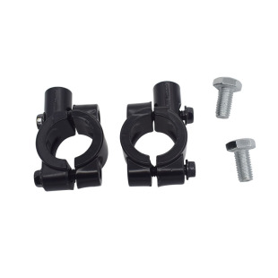 通用后视镜底座电动自行车摩托车倒车镜座挡雨棚固定支架改装配件