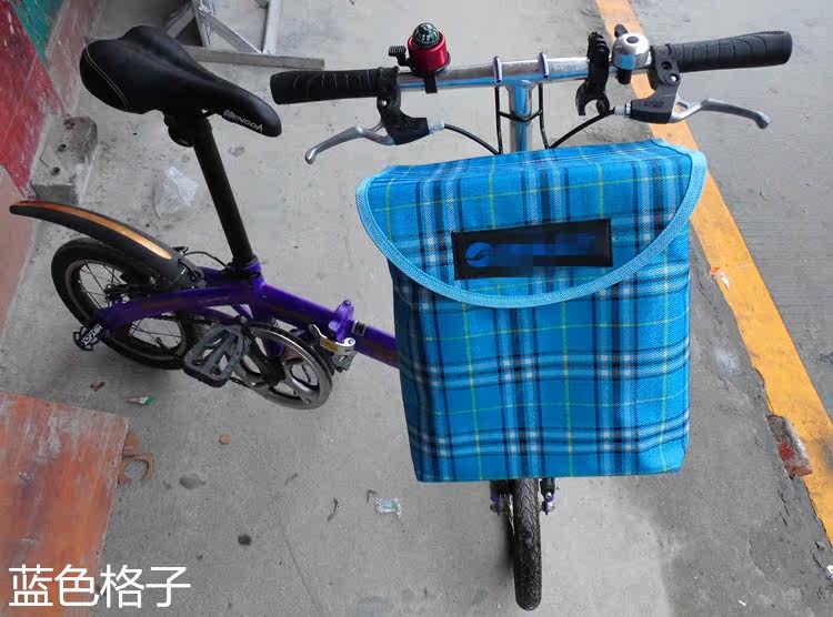 Panier pour vélo en toile - Ref 2257960 Image 4