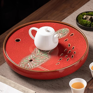 陶瓷茶盘家用茶海客厅茶台