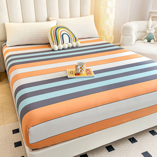 100%棉质全棉纯棉床垫保护套罩床笠款 源头工厂支持定制任何尺寸 式