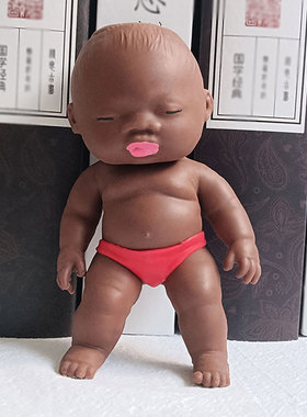 娜塔莎娃娃玩偶玩具黑捏捏乐小黑娃捏捏黑娃给人解压手办人偶公仔