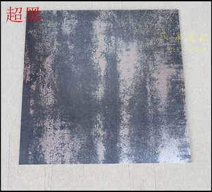 铁锈砖金属仿古砖800瓷砖纯色60x60地板砖黑色工业风瓷砖哑光防滑