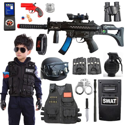 95式儿童玩具枪可发射警察套装