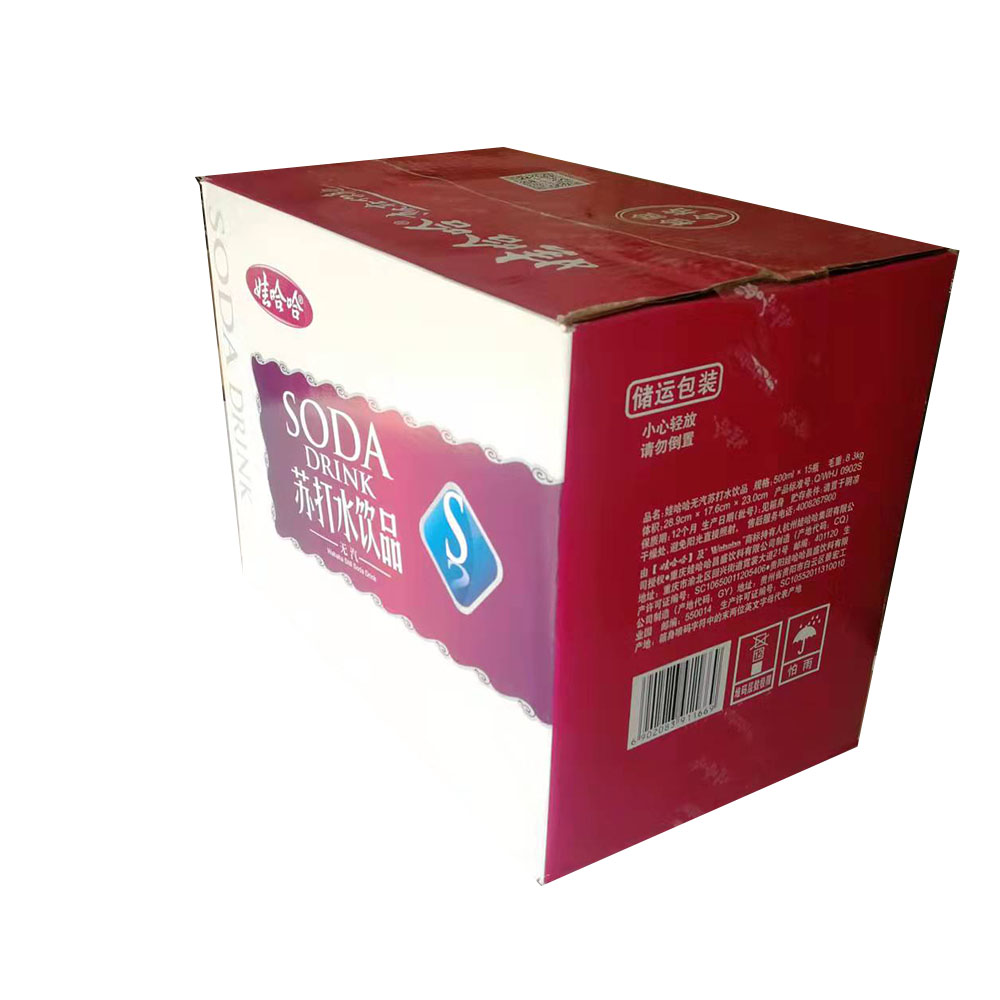 娃哈哈苏打水500ml*15瓶无汽苏打水原味白桃味饮品饮料整箱大瓶