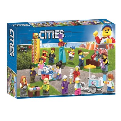 露天游乐场人仔套装60234积木