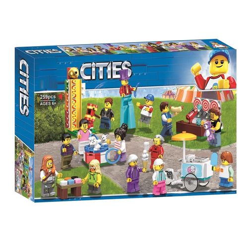 露天游乐场人仔套装60234积木