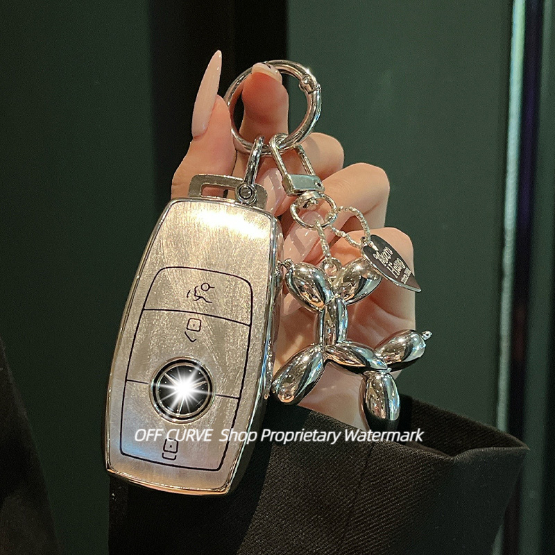 奔驰c260l钥匙套e300l车a200l cla glc gla glb220扣gle350 450壳