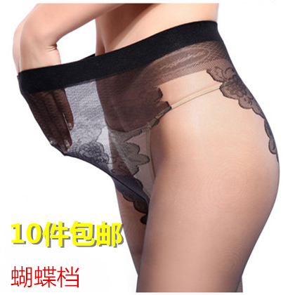 超薄连袜无痕丝防勾蝴蝶档