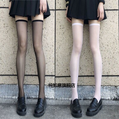 夏季袜子女中筒薄款春秋白
