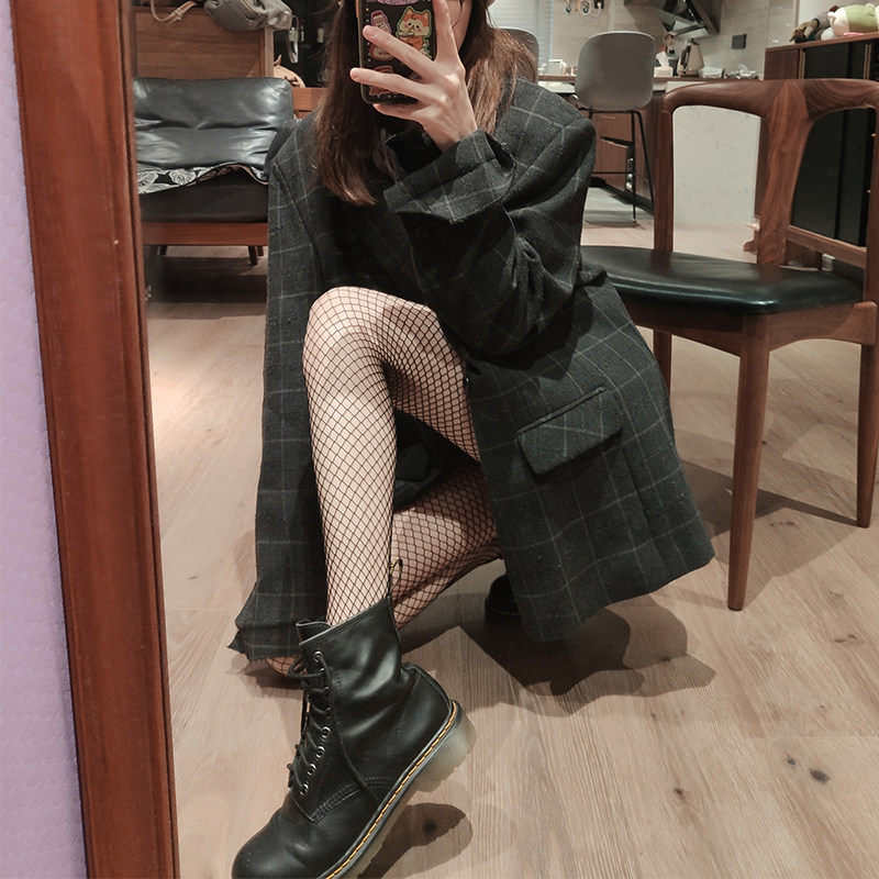 黑色丝袜网袜女网格JK 网红火辣潮性感连裤袜网眼细网纱趣ins,女士内衣/男士内衣/家居服,连裤袜/打底袜,淘宝优惠券,粉丝福利购,淘宝优惠卷