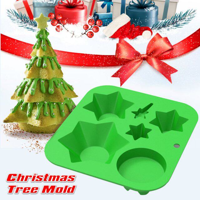 diy christmas cake film biscuit mold christmas tree mousse s