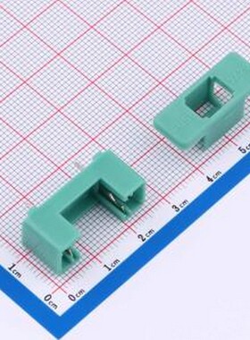 PTF-76 保险丝座(盒) 两件套 保险丝夹5*20绿色（两件套）脚距15m