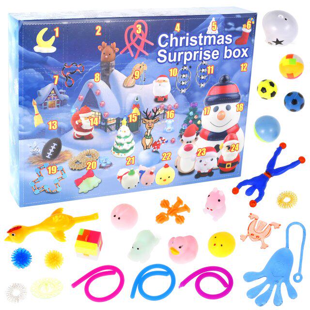 christmas countdown calendar toys 24 days advent calendar pa
