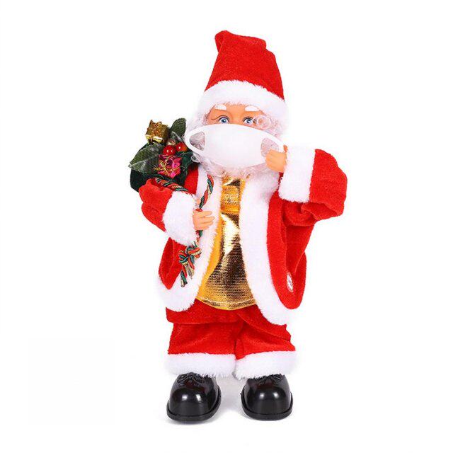 christmas gift music santa claus doll childrens toy christm