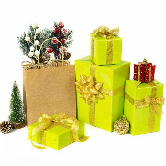 10pcs christmas accessories pine needles pine cone gift happ